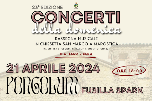 Concerti della Domenica: Chiesetta San Marco 21 aprile 2024