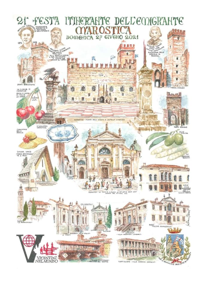 21^ FESTA ITINERANTE DELL’EMIGRANTE A MAROSTICA - DOMENICA 27 GIUGNO