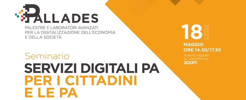 🌐 PALLADES: Servizi Digitali PA per i Cittadini - 18 maggio 2021🌐