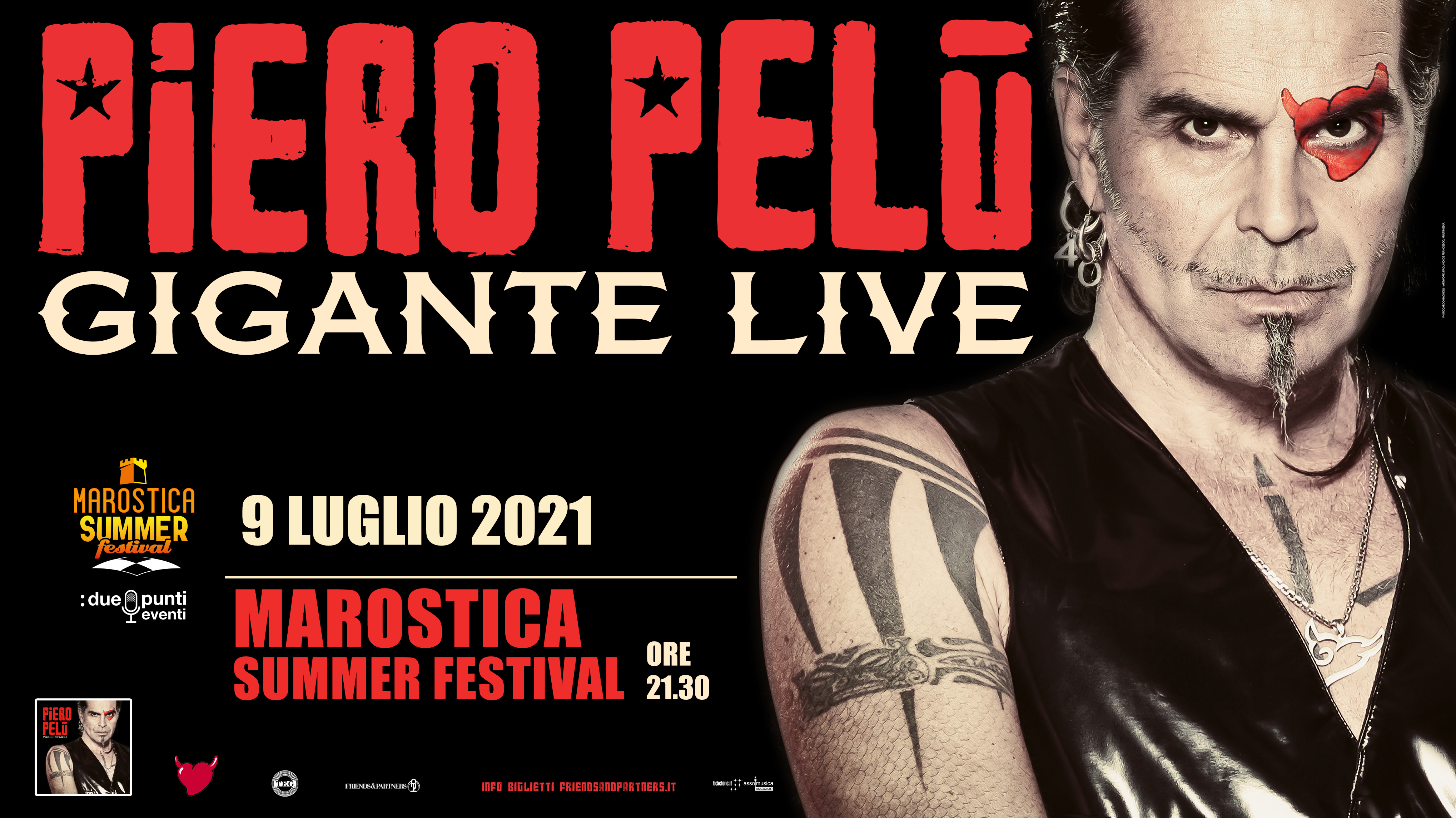 🎶 MAROSTICA SUMMER FESTIVAL 2021 - PIERO PELÙ 🎶