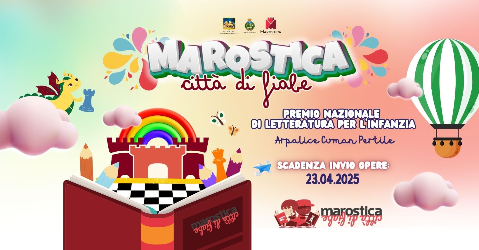 XXXII Edizione Premio Nazionale di Letteratura per l'infanzia "Marostica città di fiabe - Arpalice Cuman Pertile"