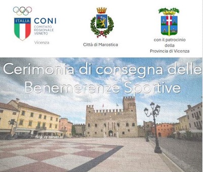 Sabato 1 febbraio 2025 – ore 10:00 – Comune di Marostica   - sala multimediale “Prof. Aliprando Franceschetti” - cerimonia di consegna benemerenze sportive  Coni provinciale di Vicenza