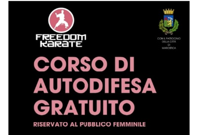 Corso autodifesa personale femminile gratuito – palestra Crosara di Marostica 5 e 12 marzo 2024