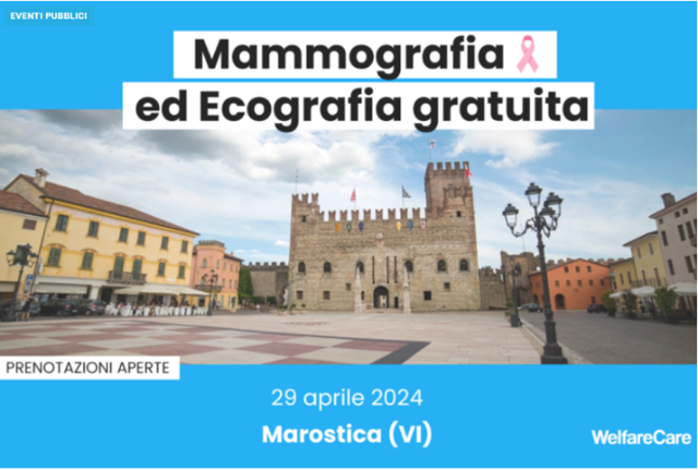 Mammografia ed Ecografia Gratuita a Marostica