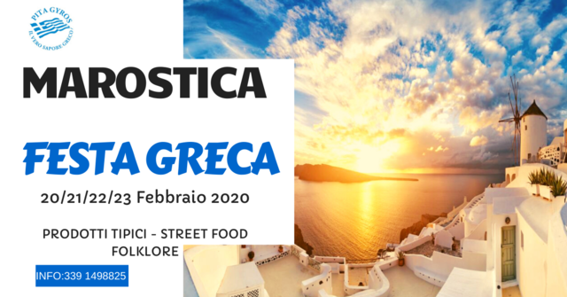 "FESTA GRECA" in Piazza Castello 20-23 febbraio 2020