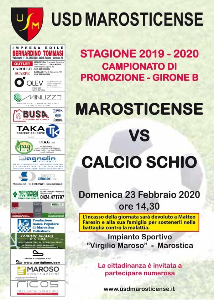 ⚽Domenica  23 febbraio tutti al Maroso⚽